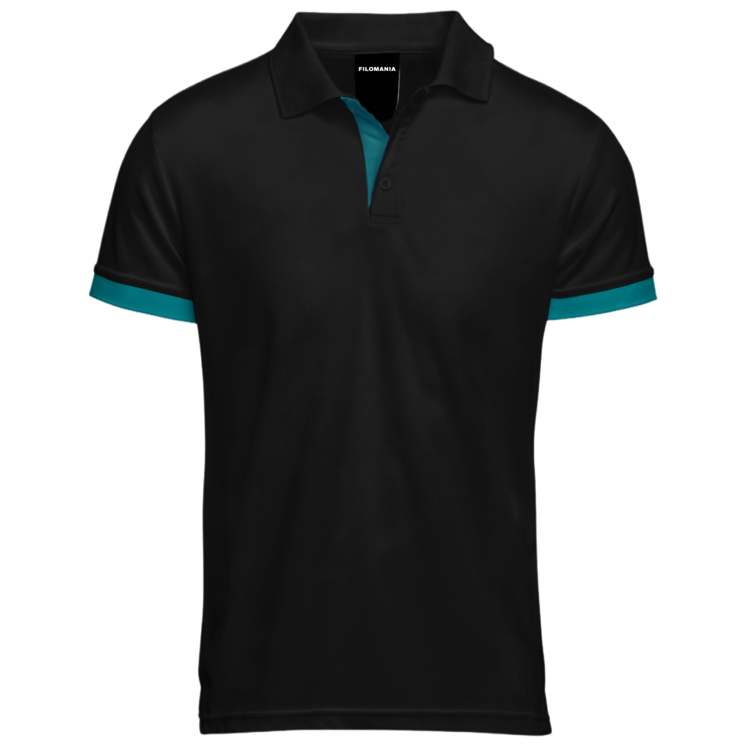 Playera Polo Negra