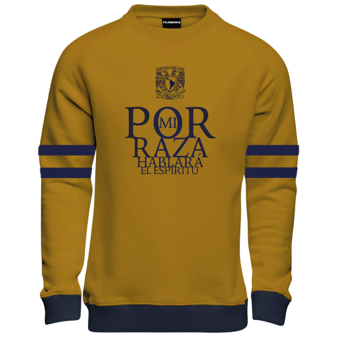 Por mi raza unam suéter