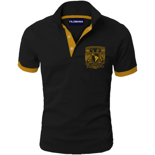 UNAM Polo NEGRA playera