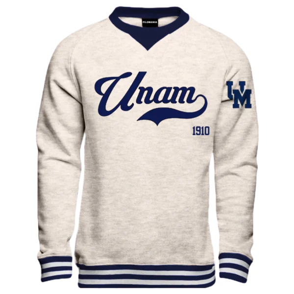 UNAM Retro jaspe SUDADERA Pullover