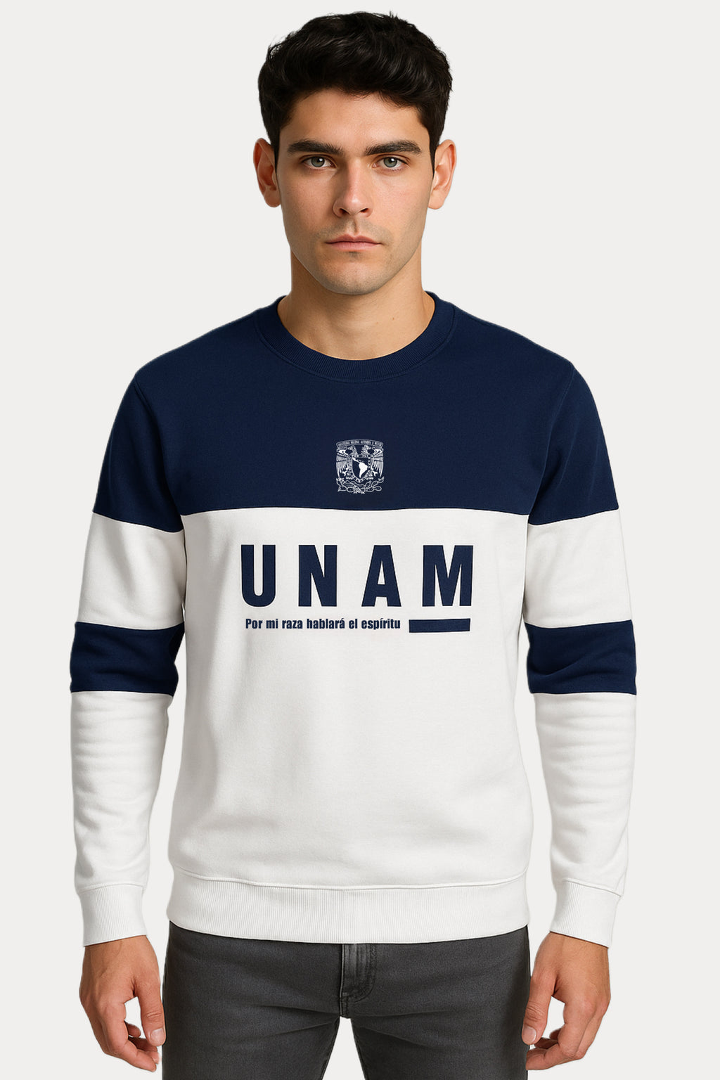 UNAM lema SUDADERA Pullover