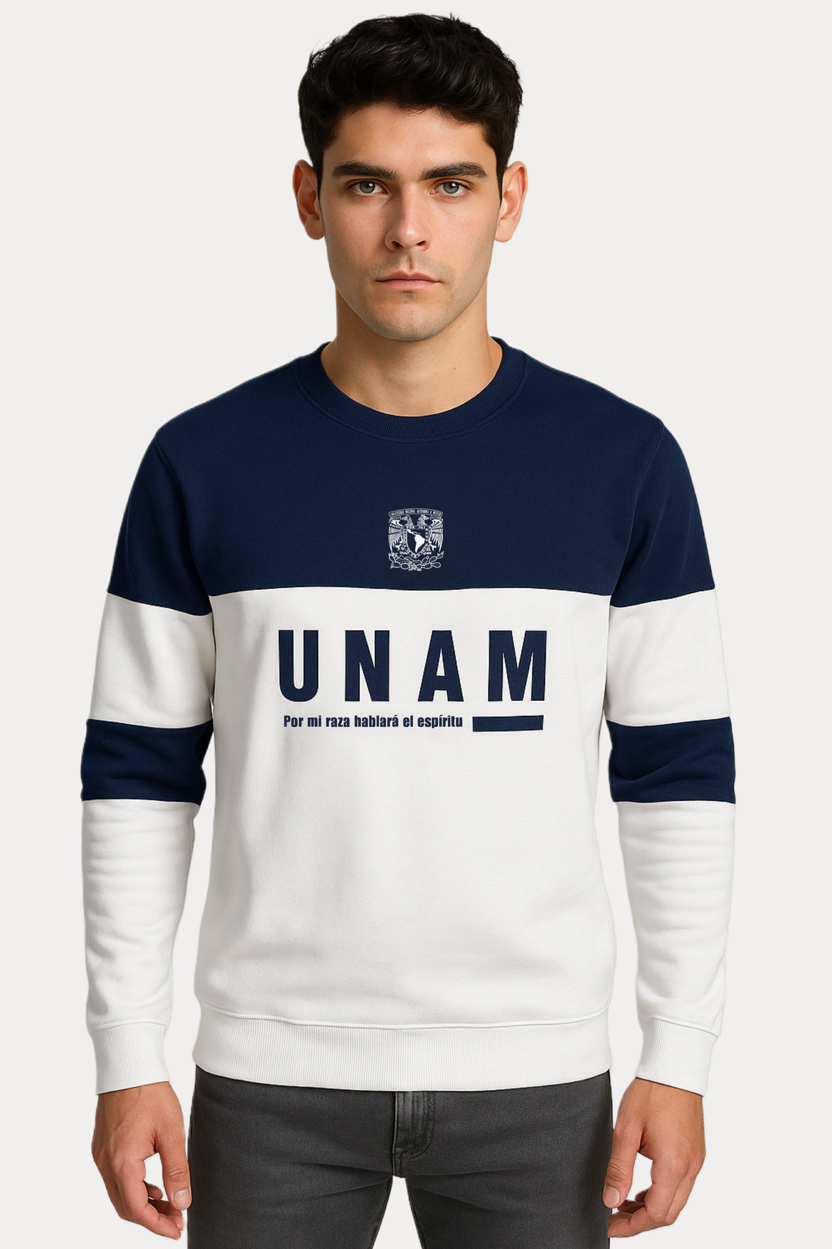 UNAM lema SUDADERA Pullover