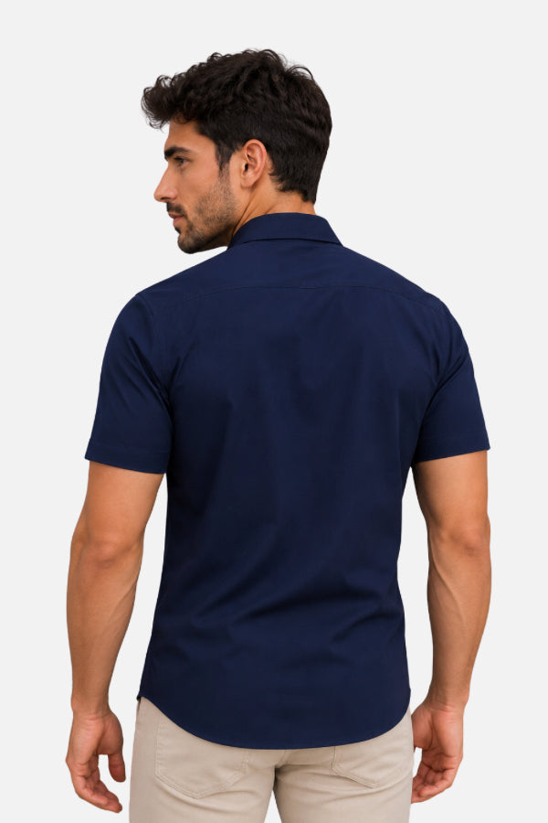 Camisa Ejecutiva Manga Corta Hombre | Uniforme Empresarial Personalizado