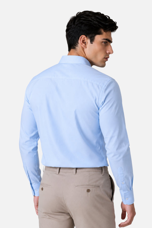 Camisa Ejecutiva Manga Larga Cuello Mao Hombre | Uniforme Empresarial Personalizado