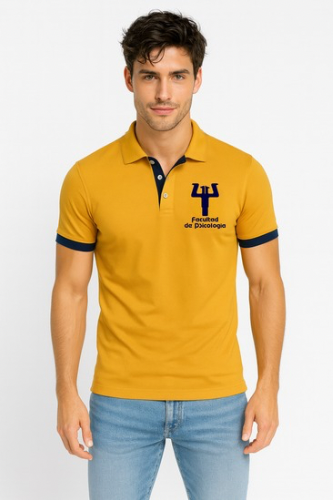 psicología, UNAM, playera polo, hombre