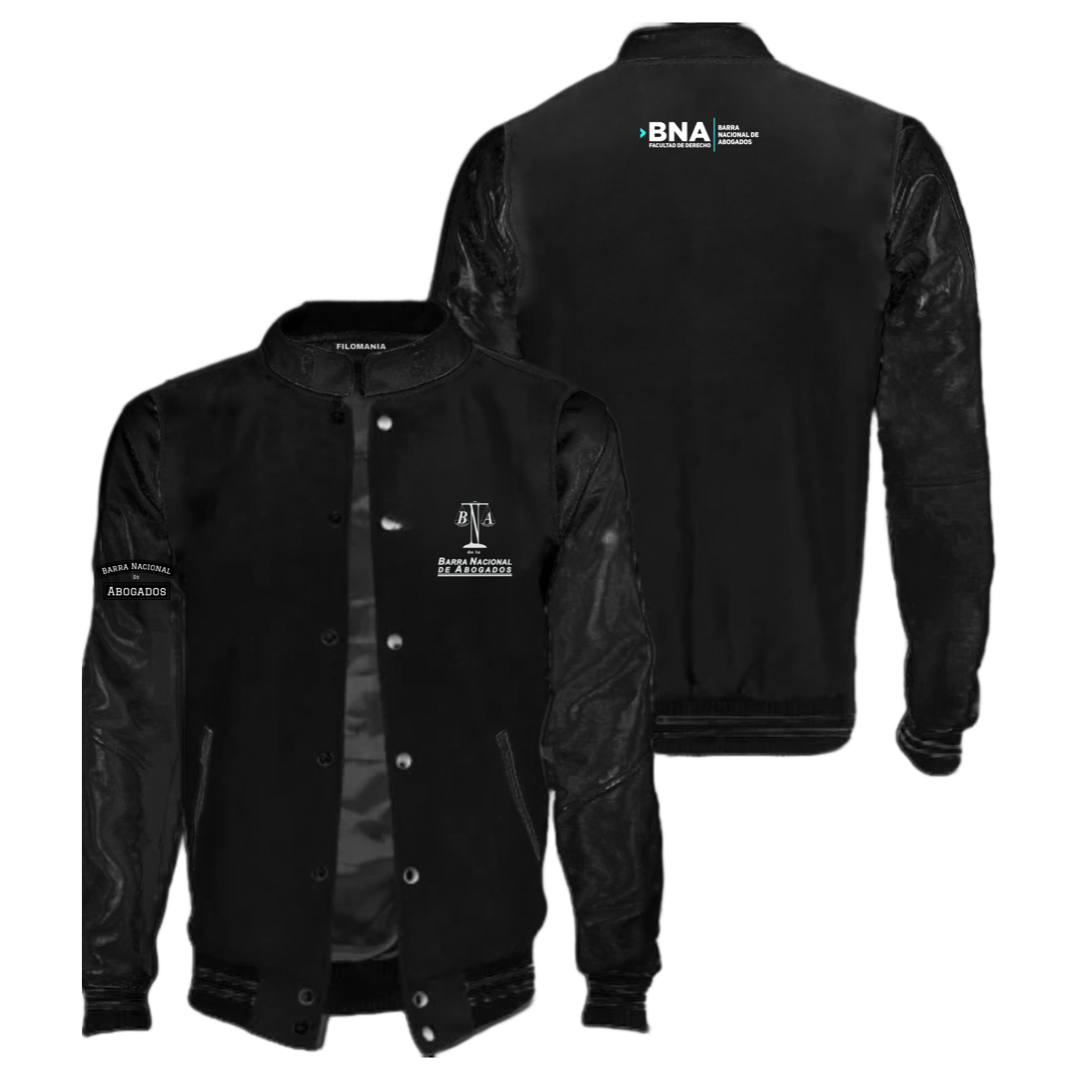 BNA ALL BLACK Coach Paño y piel Jacket