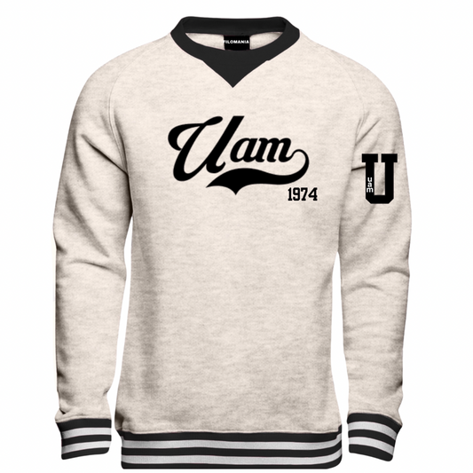 UAM jaspe retro Sudadera PULLOVER