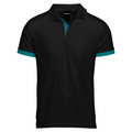 Polo combinada Negro