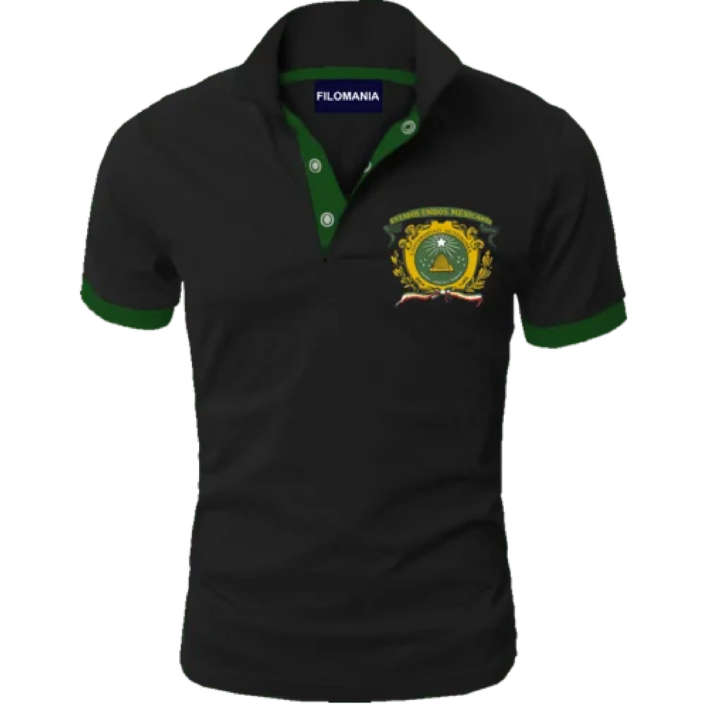 UAEM Polo Negra Playera
