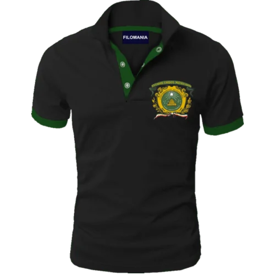 UAEM Polo Negra Playera