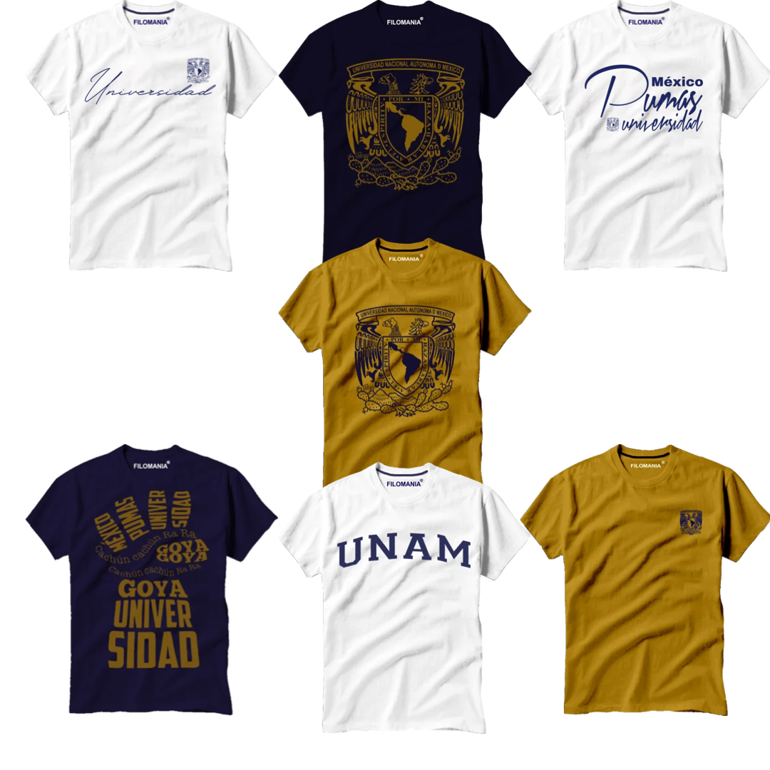 UNAM playeras Pack