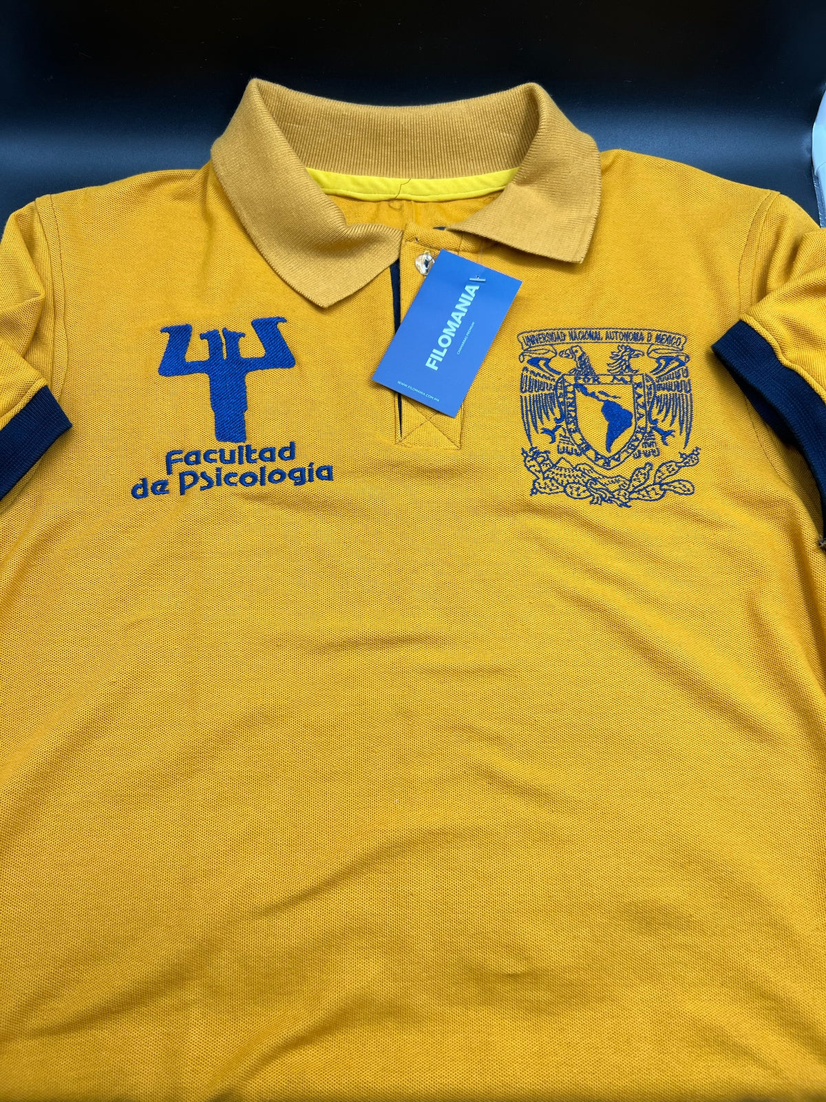 psicología, UNAM, playera polo, hombre