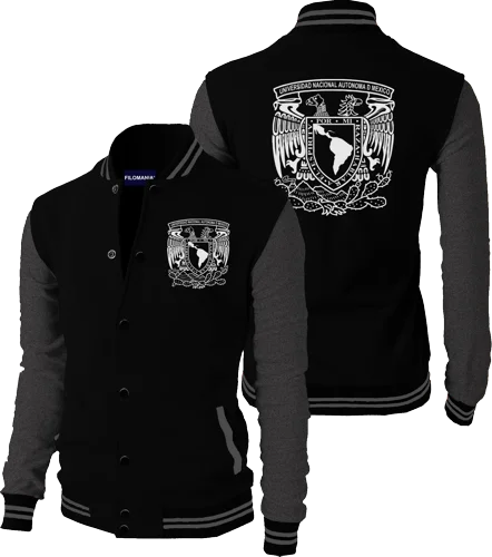 SILVER UNAM Varsity Jacket