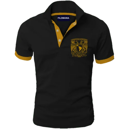 UNAM Polo NEGRA playera