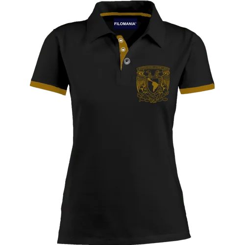 UNAM Polo NEGRA playera