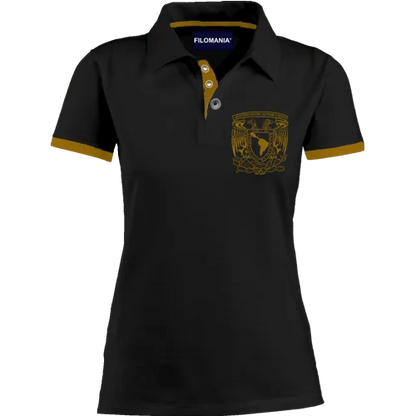 UNAM Polo NEGRA playera